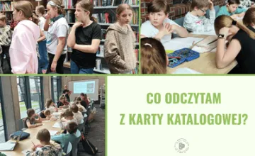 Co odczytam z karty katalogowej? - lekcja biblioteczna dla klasy IV